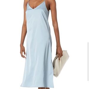 Silky Midi Dress size L never worn tags